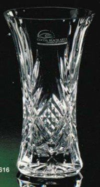 Masquerade Crystal Vase