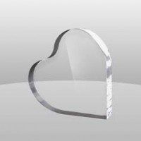 Acrylic Heart Award