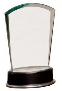 Metro Jade Fan Award With Black Base
