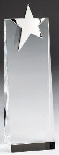 Optic Crystal Star Wedge Tower