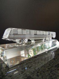 Optic Crystal BART Train Optic Crystal BART Train