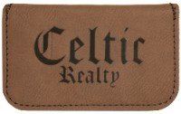 Leatherette Business Card Holder