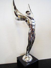Bright Silver Wing Man Trophy Bright Silver Wing Man Trophy