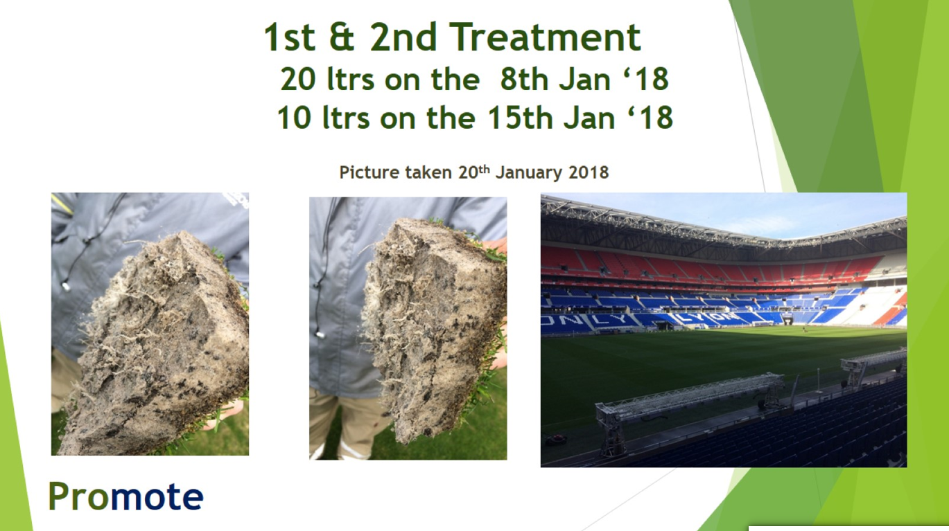 Groupama Lyon 1st and 2nd treatment results