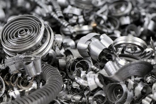 Metal Scrap Close up
