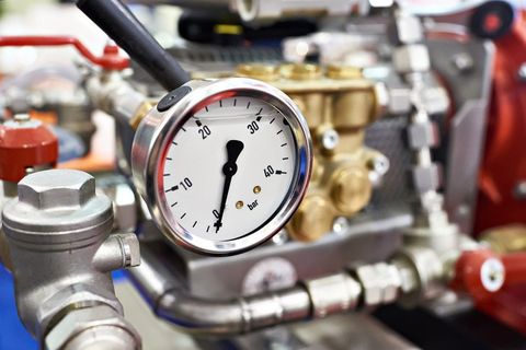 Gas boiler temp reading
