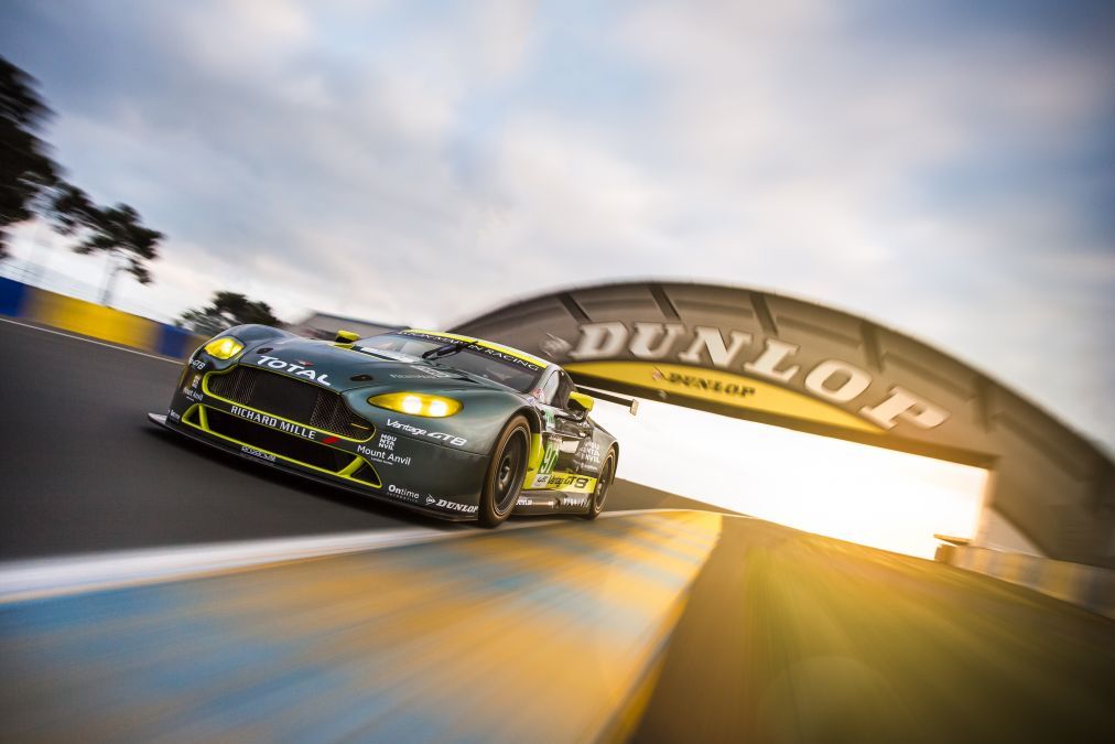 Aston Martin GTE Dunlop Bridge