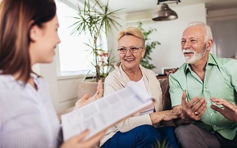 Personal Injury Lawyer — Aged Couple Consulting with Lawyer in Reading, PA Personal Injury Lawyer — Aged Couple Consulting with Lawyer in Reading, PA