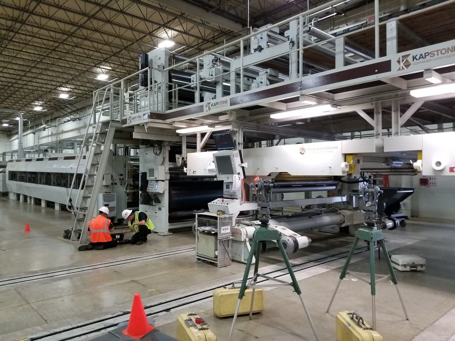 Machines We Service from new machines, paper and pulp making, printing, coaters and laminators