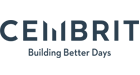 A black and white logo for cem brit building better days.