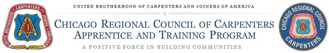 Chicago regional council of carpenters apprentice and training program logo