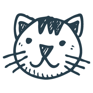 Cute cat icon