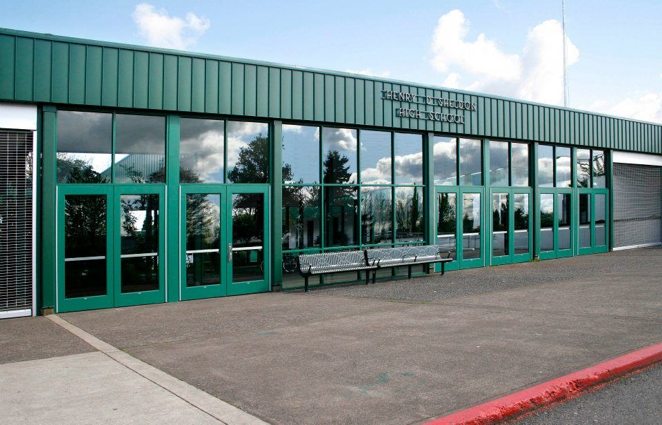 Entrance of School — Eugene, OR — Lane County Glass