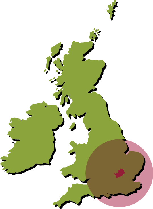 image of the map showing our services area