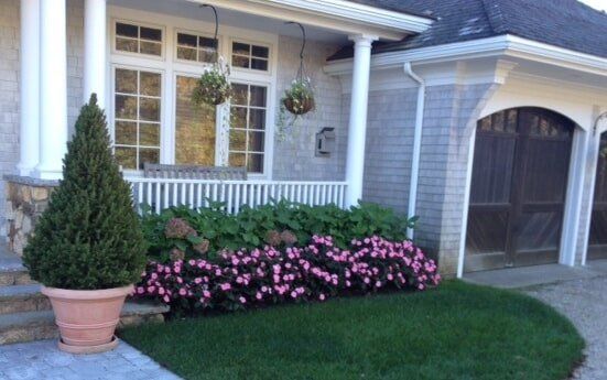 Landscaped Rock Stairs and Wall - Spring Cleanups in Waquoit, MA Landscaped Rock Stairs and Wall - Spring Cleanups in Waquoit, MA