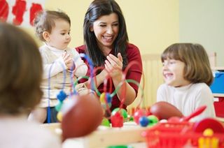Montessori School — Teacher Discussing During Class in La Puente, CA