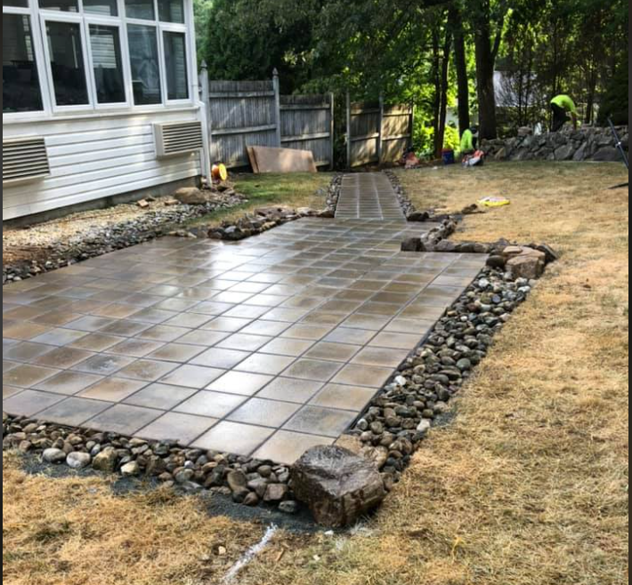 Hardscaping ─ Hopatcong, NJ ─ A-Plus Property & Landscape ServicesMulching ─ Hopatcong, NJ ─ A-Plus Property & Landscape Services