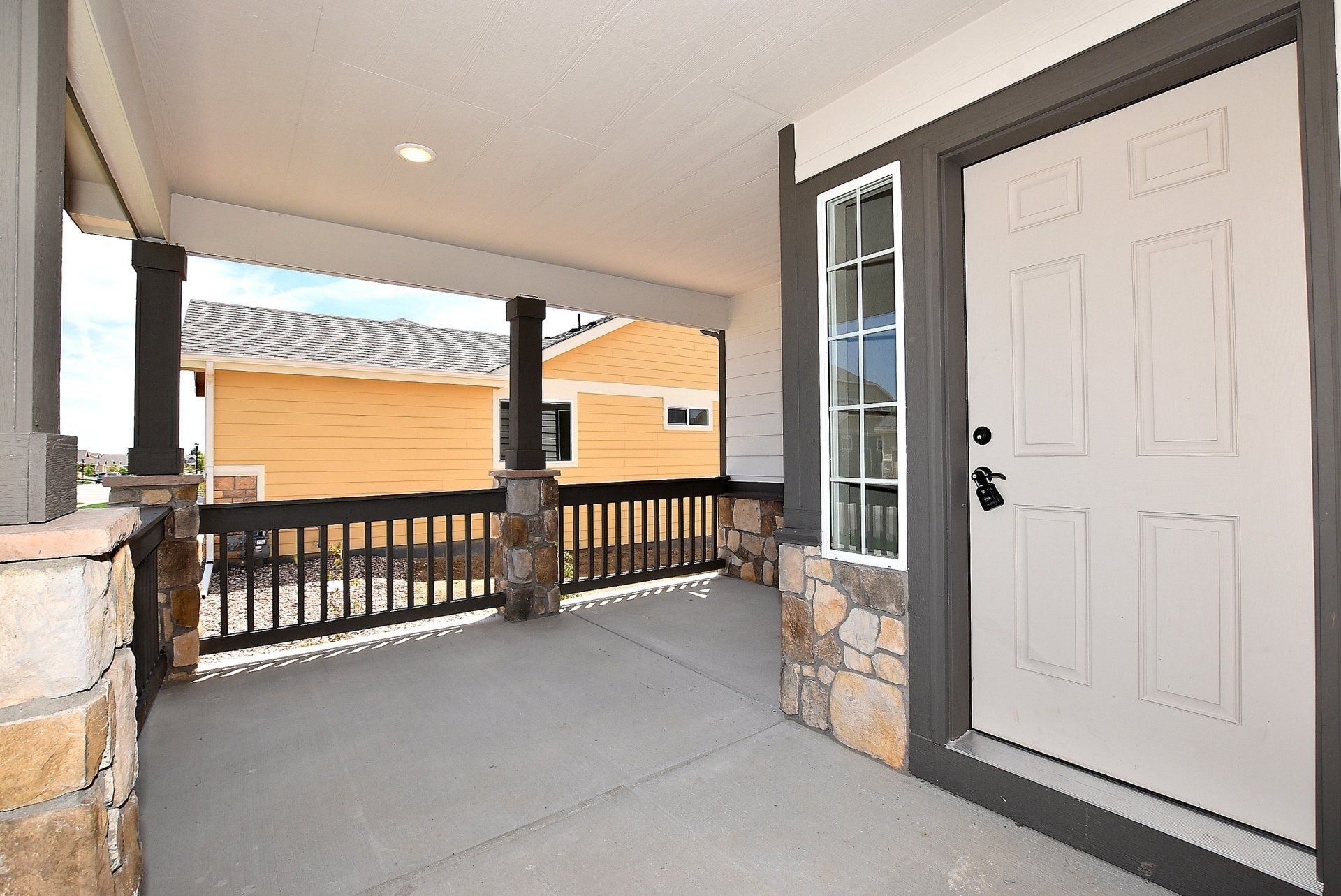 The Saratoga front door