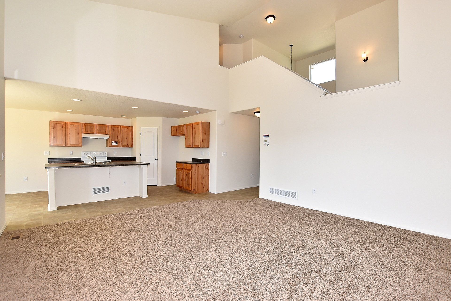 Large open room with door