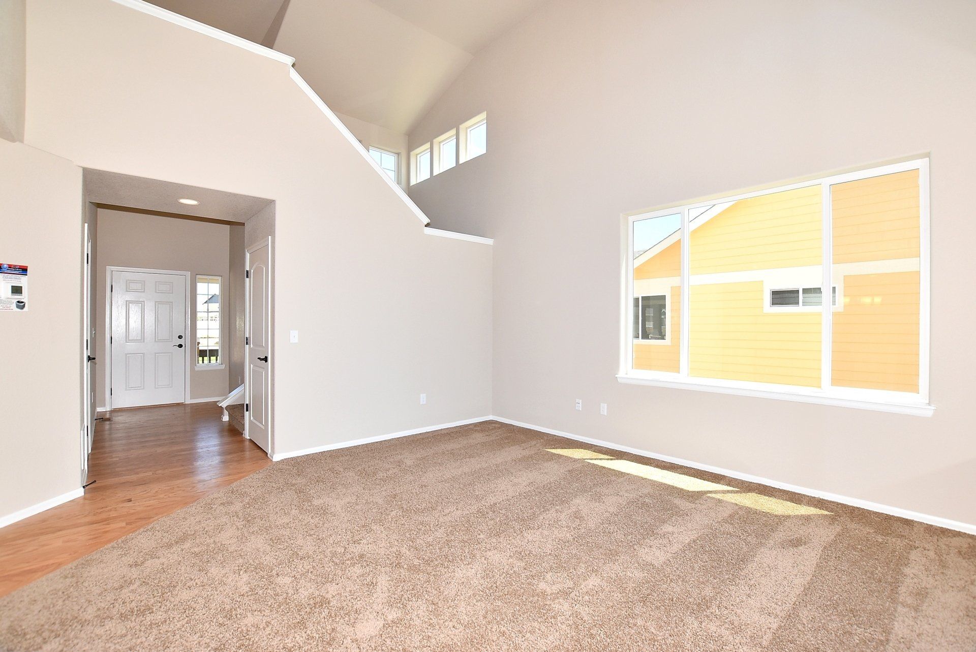 First story view of family room