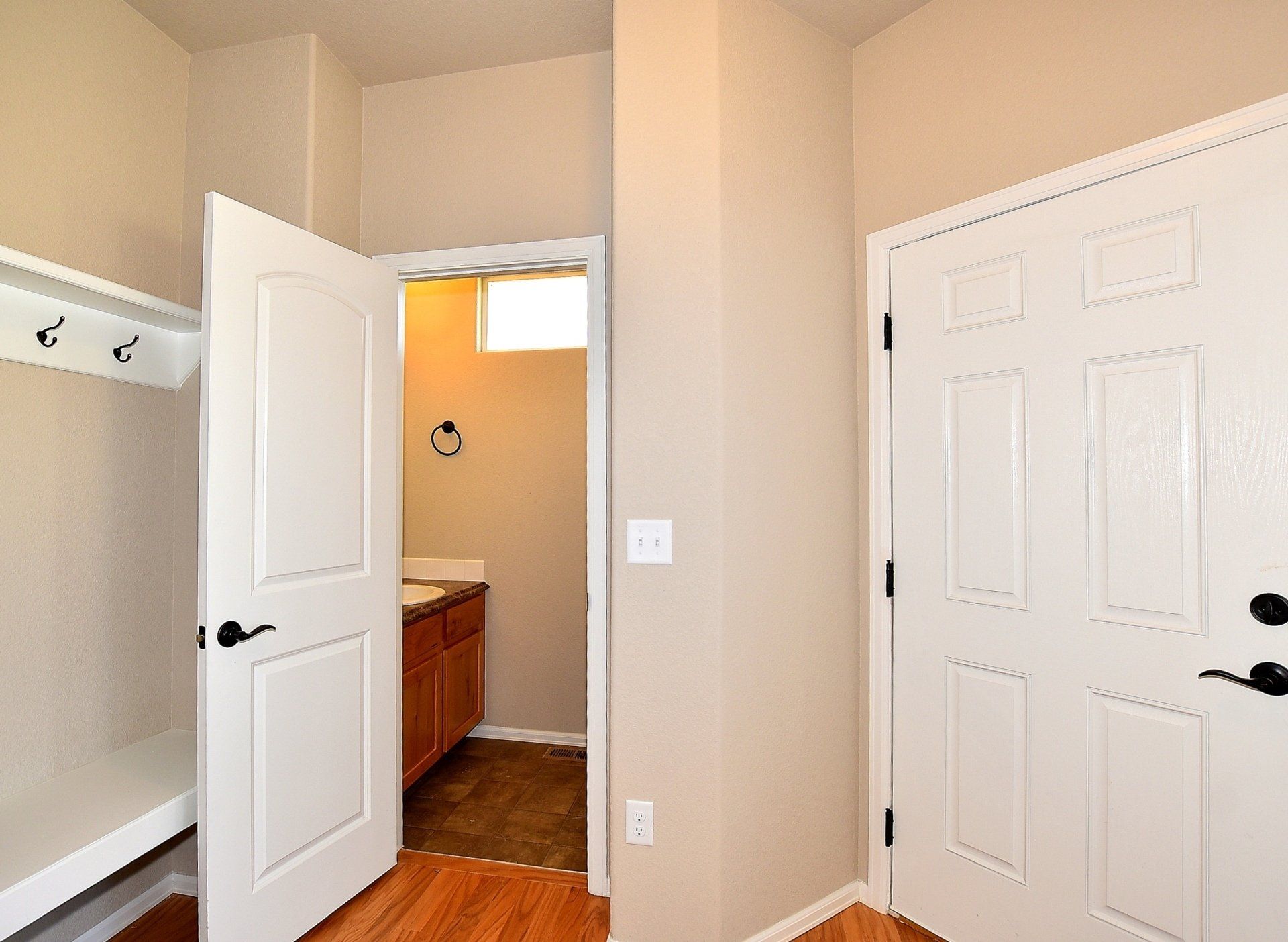 Bathroom and door