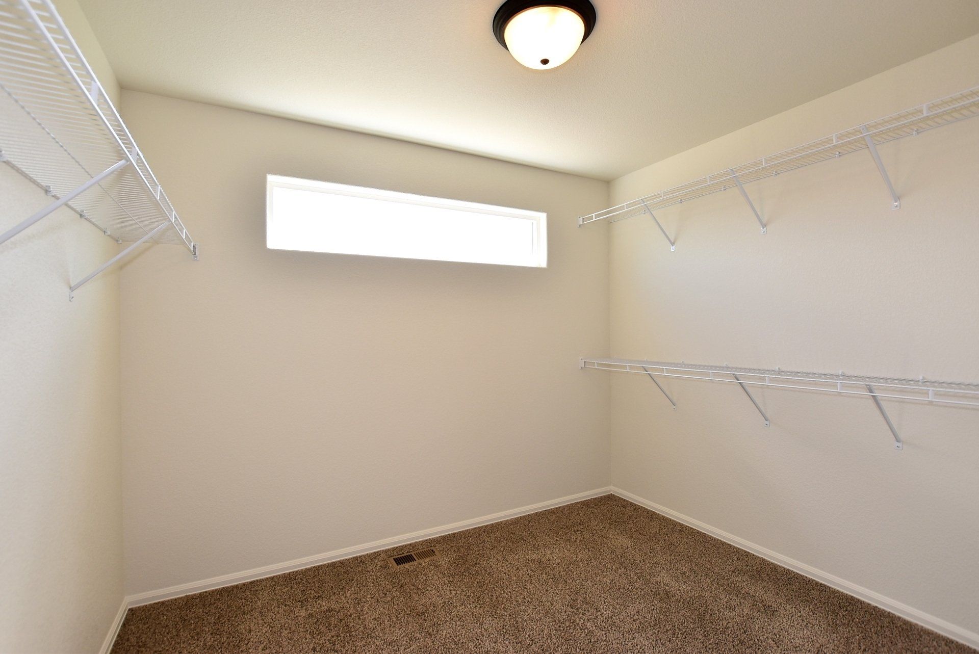 Large walk in closet