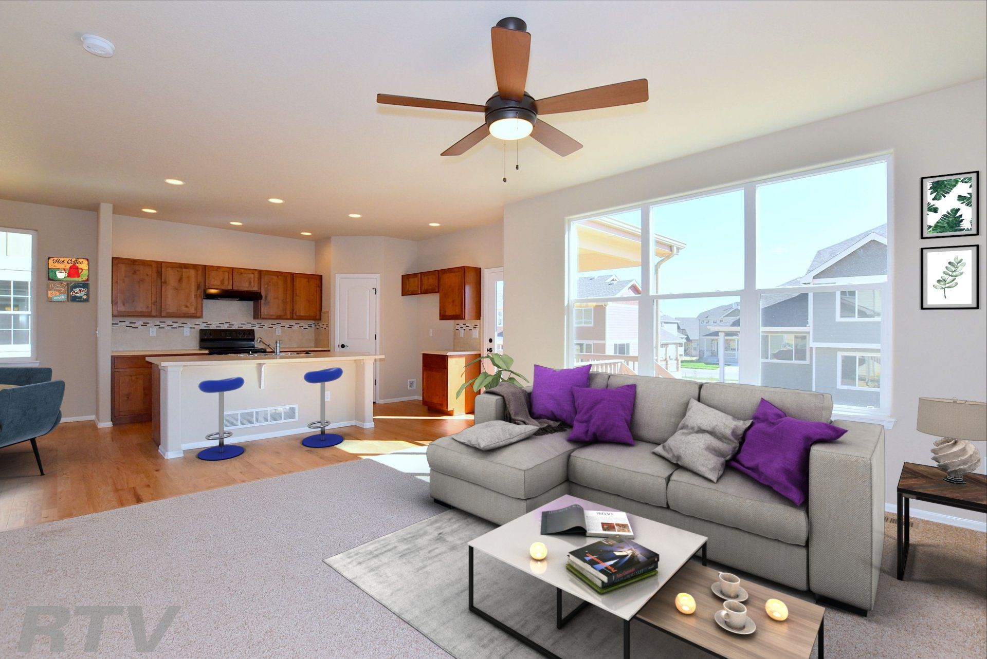 The Glendo living room