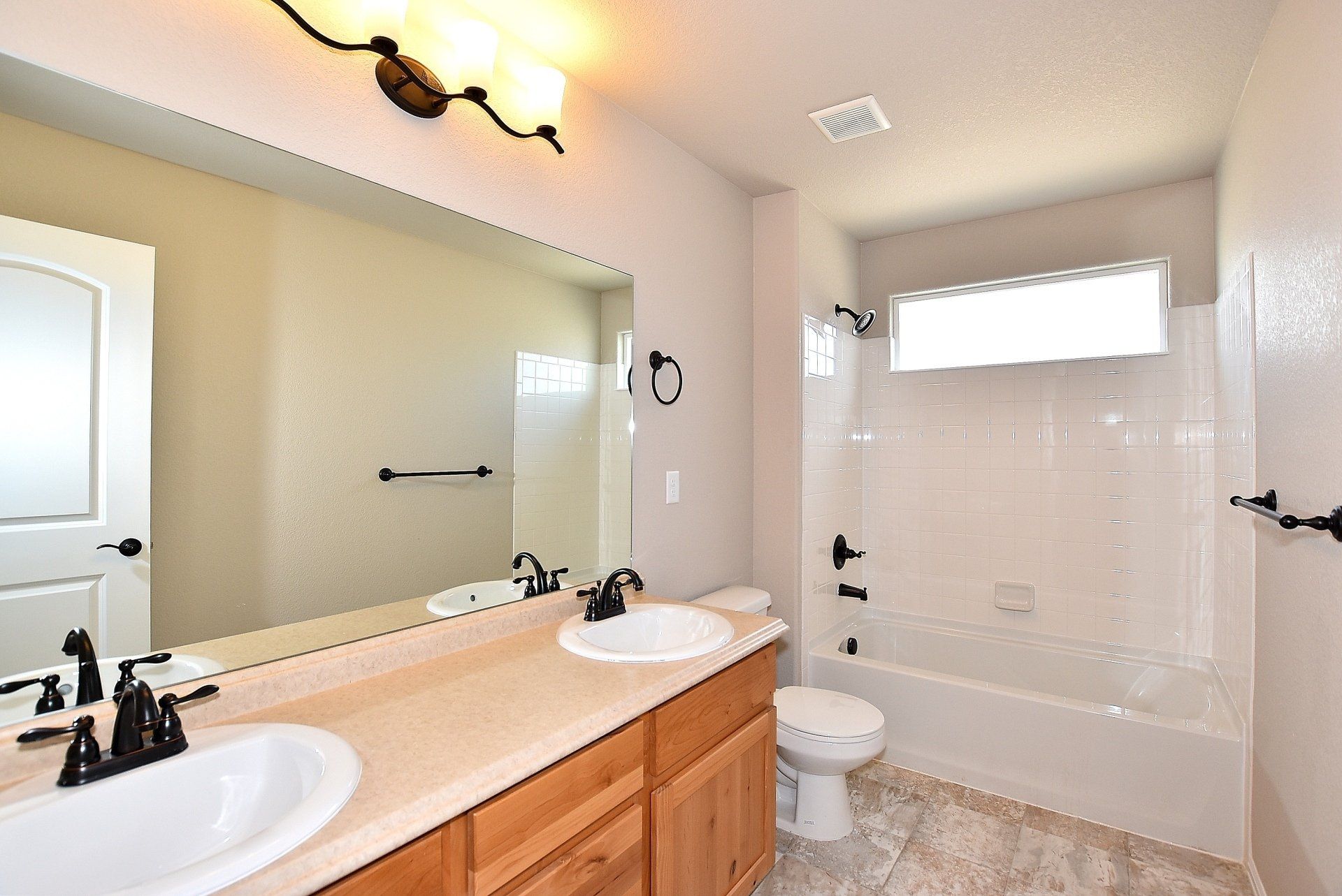 Bathroom with sink and toilet