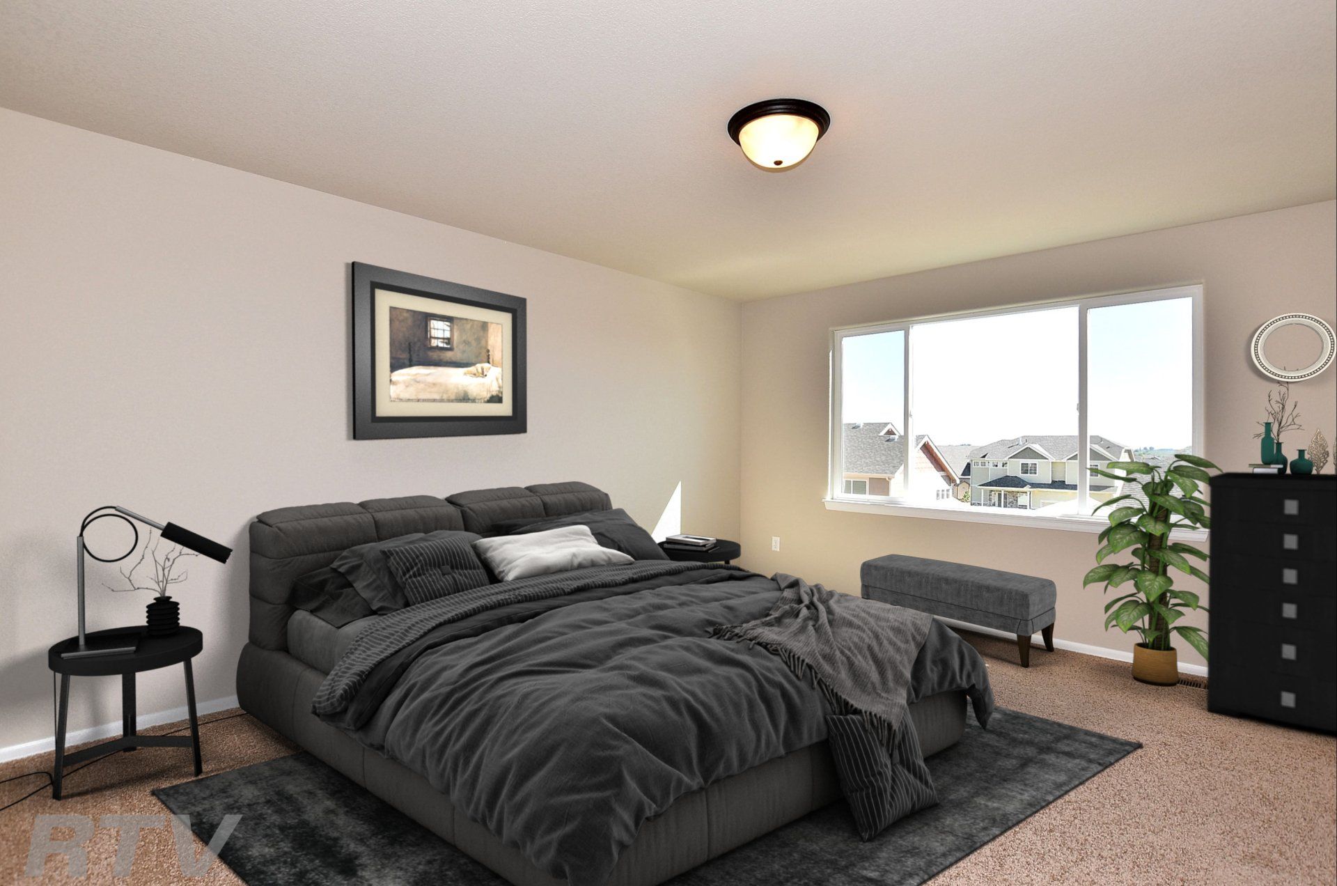 Bedroom in The Glendo model