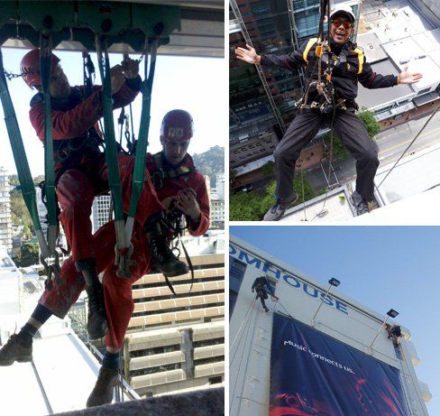 Building maintenance experts at work in Wellington