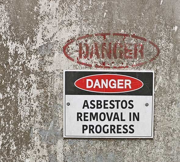 Asbestos Removal In Progress — Allcoast Group Demolition Contractors from Asbestos Removal in Sunshine Coast, QLD Asbestos Removal In Progress — Allcoast Group Demolition Contractors from Asbestos Removal in Sunshine Coast, QLD