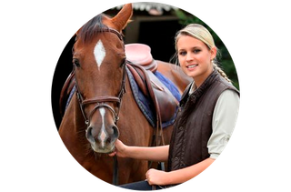 rider holding the horse