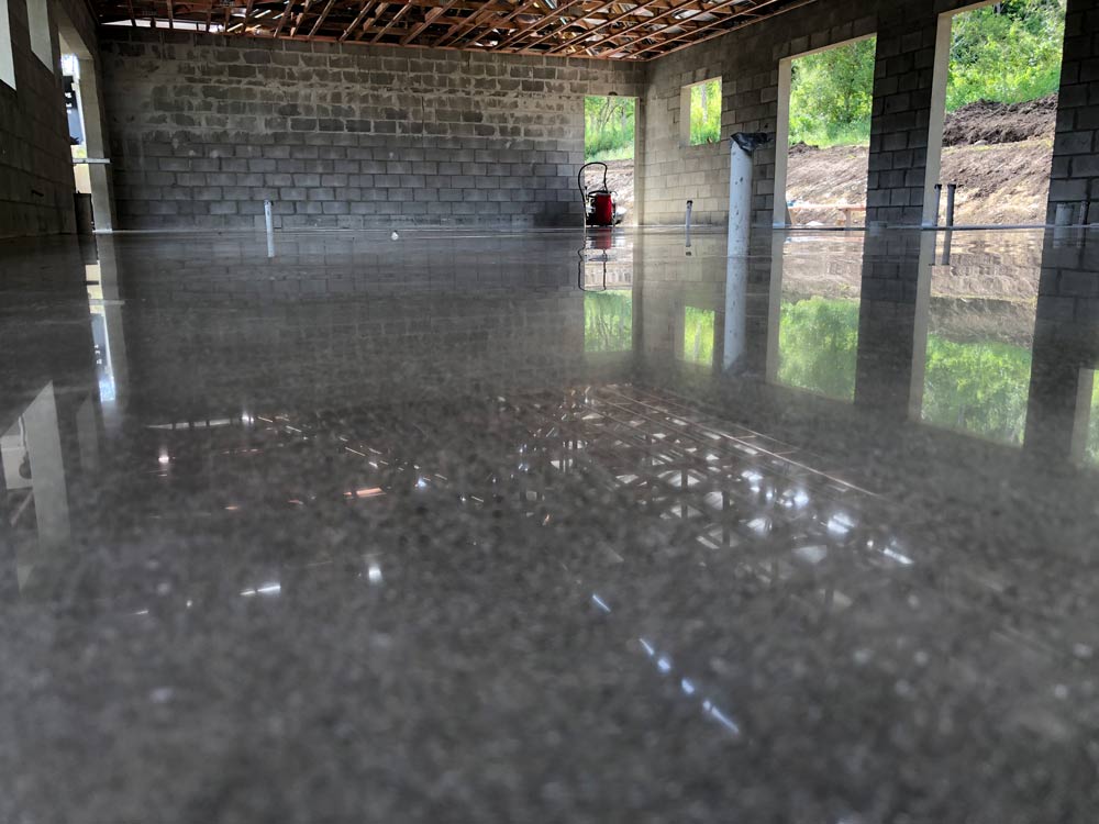 View After Gray Marble Renovation — Total Sealing Works Whitsundays in Cannonvale, QLD