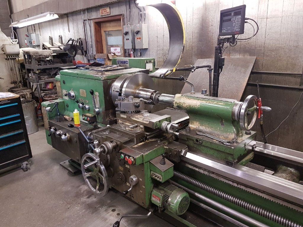 Shop image showing the machining equipment at Basic Machining in Ontario.