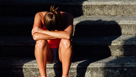 frustrated athlete