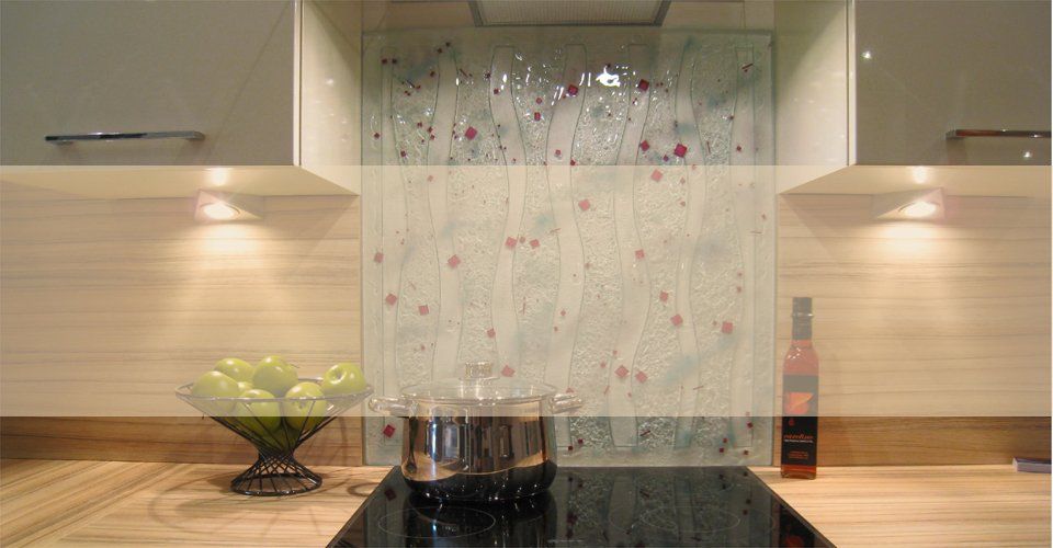 Lancaster Fused Glass Splashback