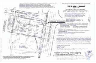 Shopping Center Surveying — Commercial Property Survey in Alma, GA