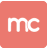 A red square with the word mc written on it.