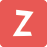 A red circle with a white letter z inside of it.