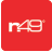 A red square with the word r49 on it.