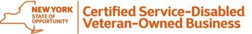 NYS Certified Service-Disabled Veteran-Owned Business logo