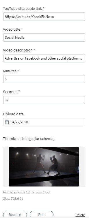 Web design and development - custom gallery widget user interface panel