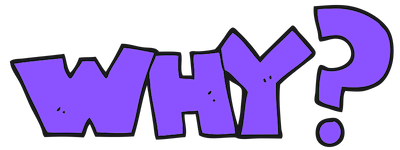 Large purple cartoon font with the word