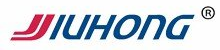 A blue and red logo for jiuhong on a white background.