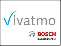 A logo for a company called vivatmo and bosch invented for life.