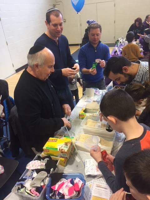 Community participation at Mitzvah Day at the Jewish Community Center