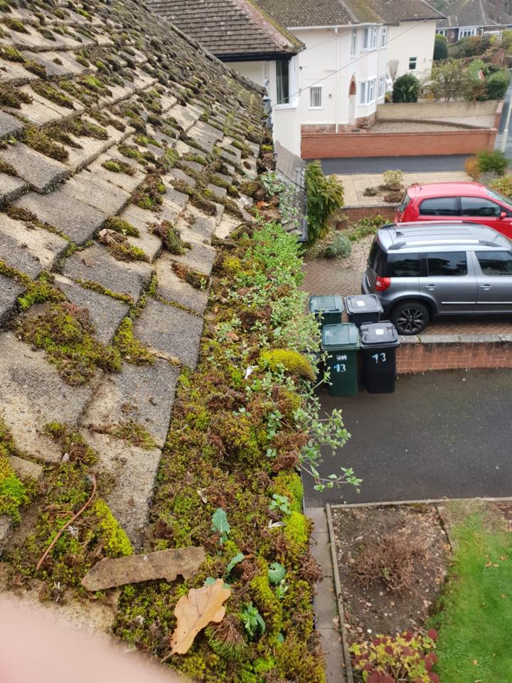 blocked gutter