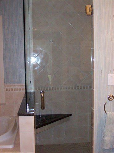 Glass Door - Rest room Glass Door in the Mid-Coast Area, ME