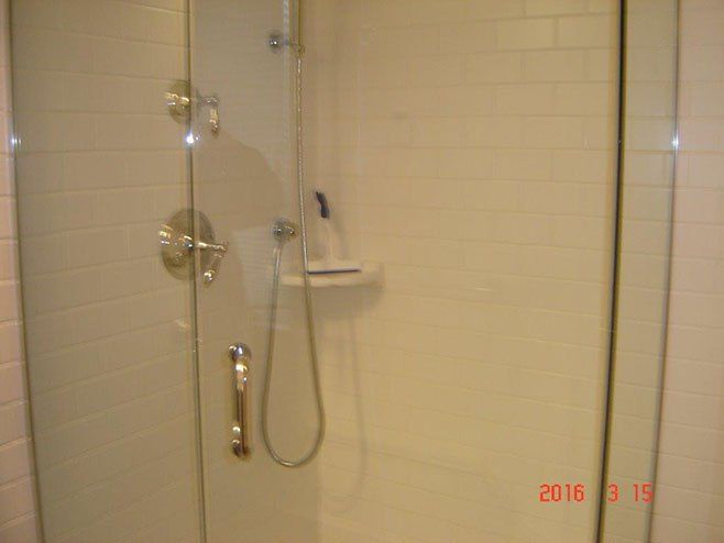 Glass Door - Rest room in the Mid-Coast Area, ME
