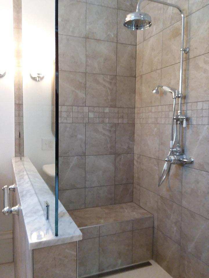 Glass Door - Open Shower Room in the Mid-Coast Area, ME